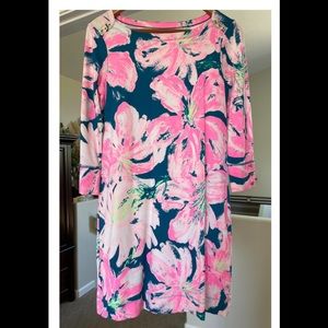 Lilly Pulitzer Green & Pink Dress